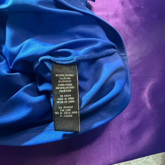 📌Ronni Nicole Lace Unique Layered Evening Dress Perfect For Any Formal Occasion - Picture 15 of 16